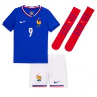 Francúzsko Olivier Giroud #9 Domáci Detský futbalový dres ME 2024 Krátky Rukáv (+ trenírky)